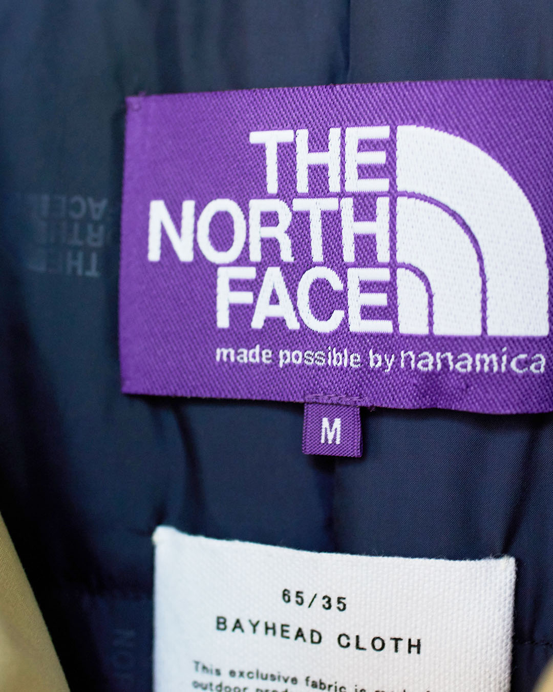 Mサイズ nanamica THE NORTH FACE PURPLE