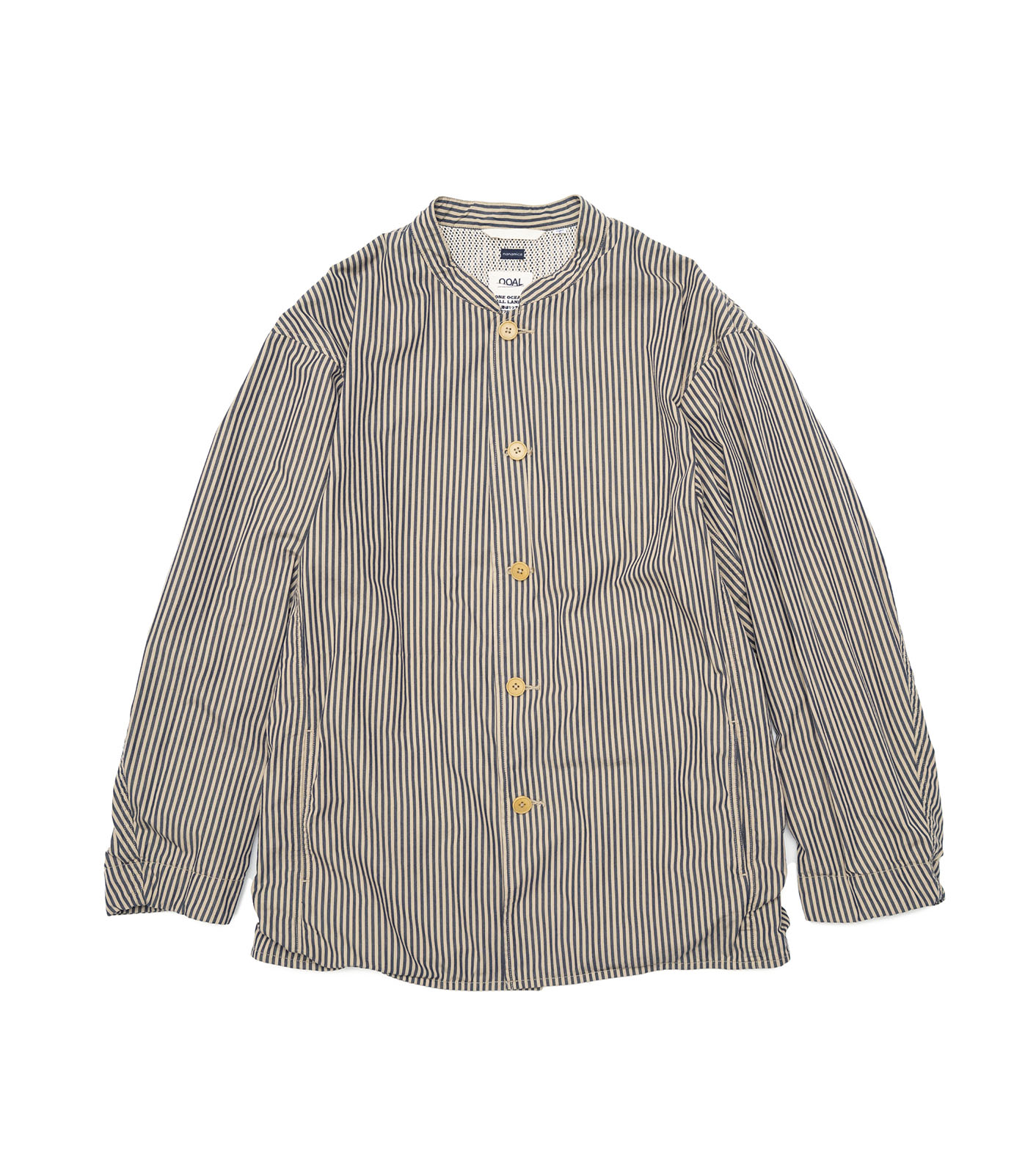 7,380円nanamica stripe band collar jacket