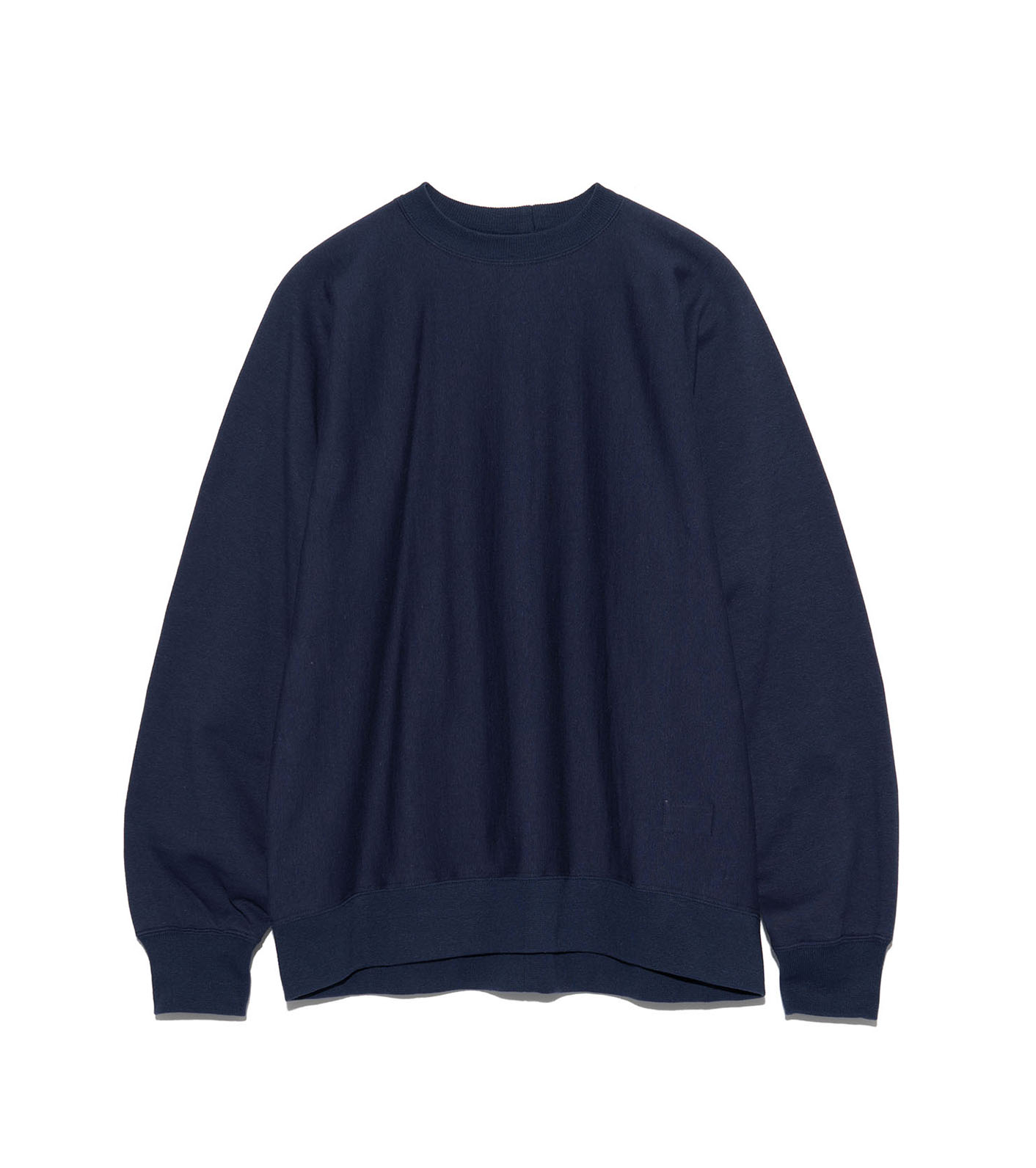 ナナミカ Crew Neck Sweat SUHS245 Dark Navy身幅63cm - トップス