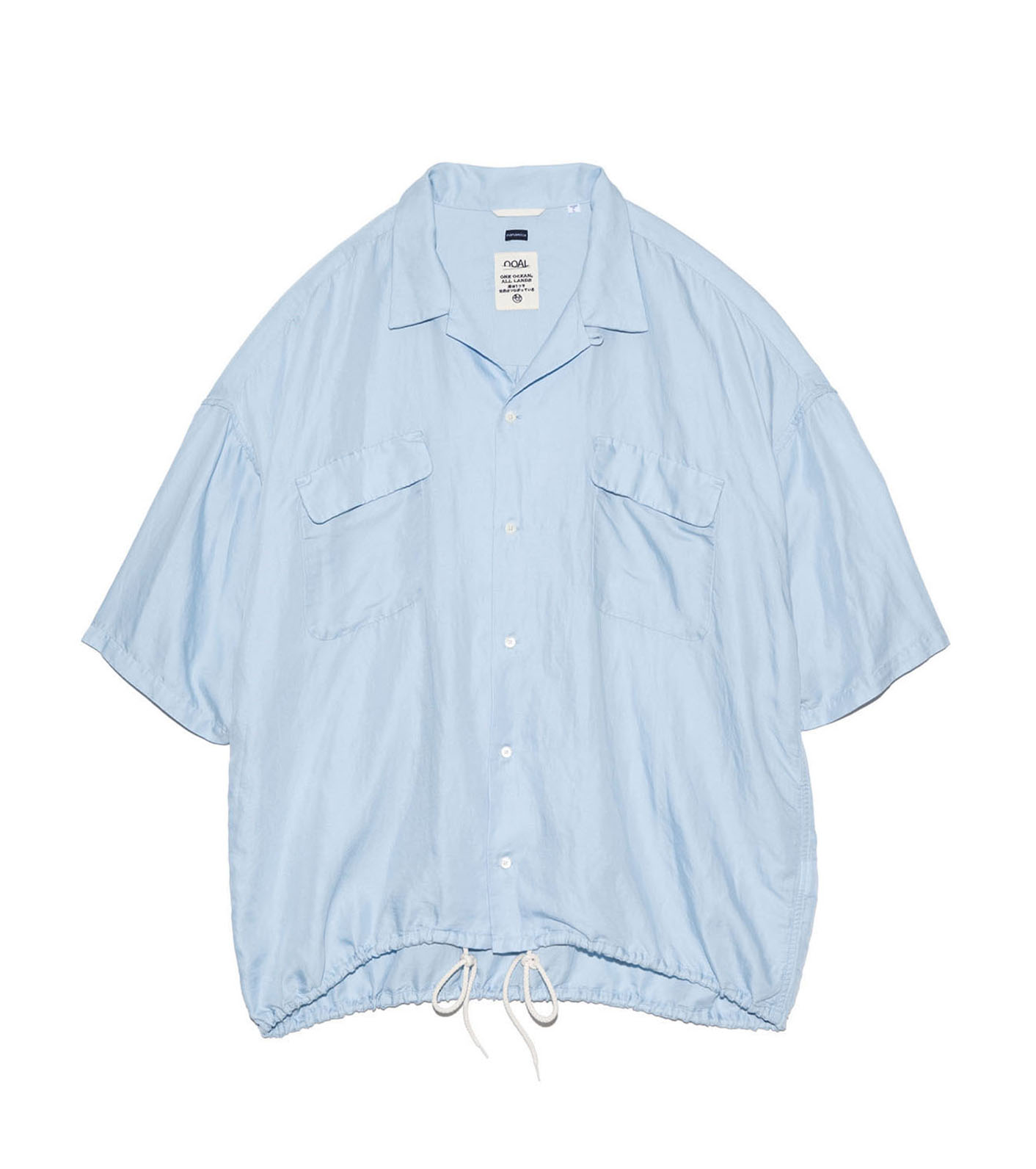 nanamica / Open Collar Cupra Hemp S/S Shirt