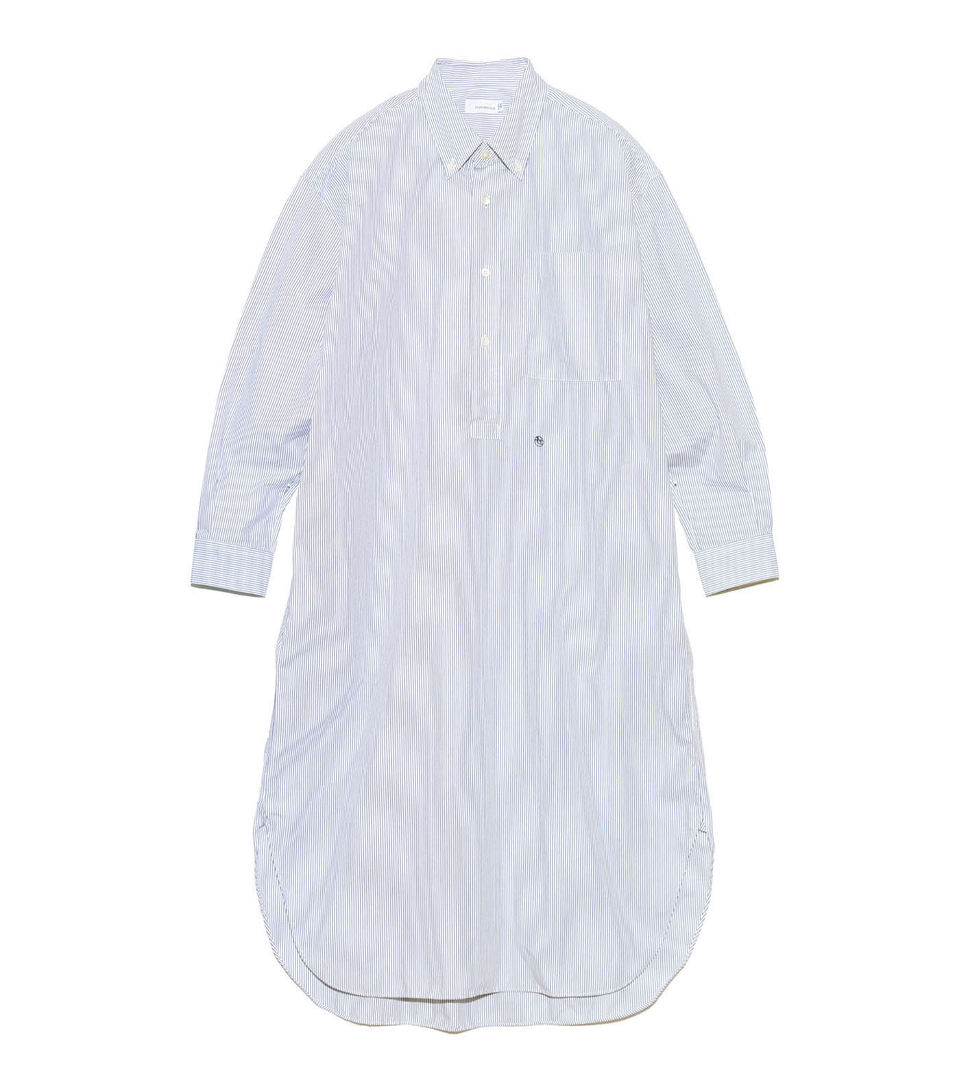 nanamica / Button Down Stripe Wind Shirt Dress