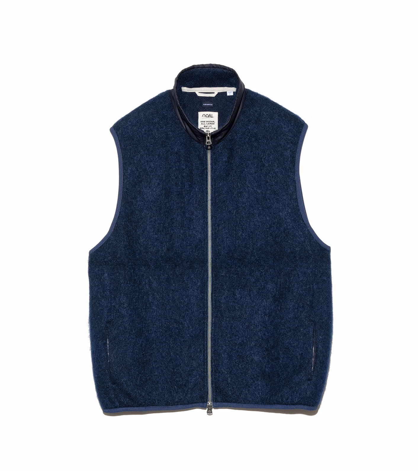 nanamica / Zip-Up Mohair Vest