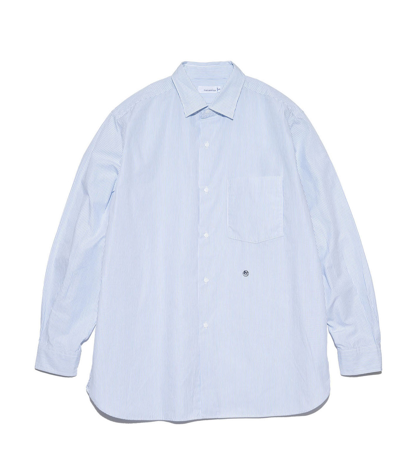 nanamica / Regular Collar Stripe Wind Shirt