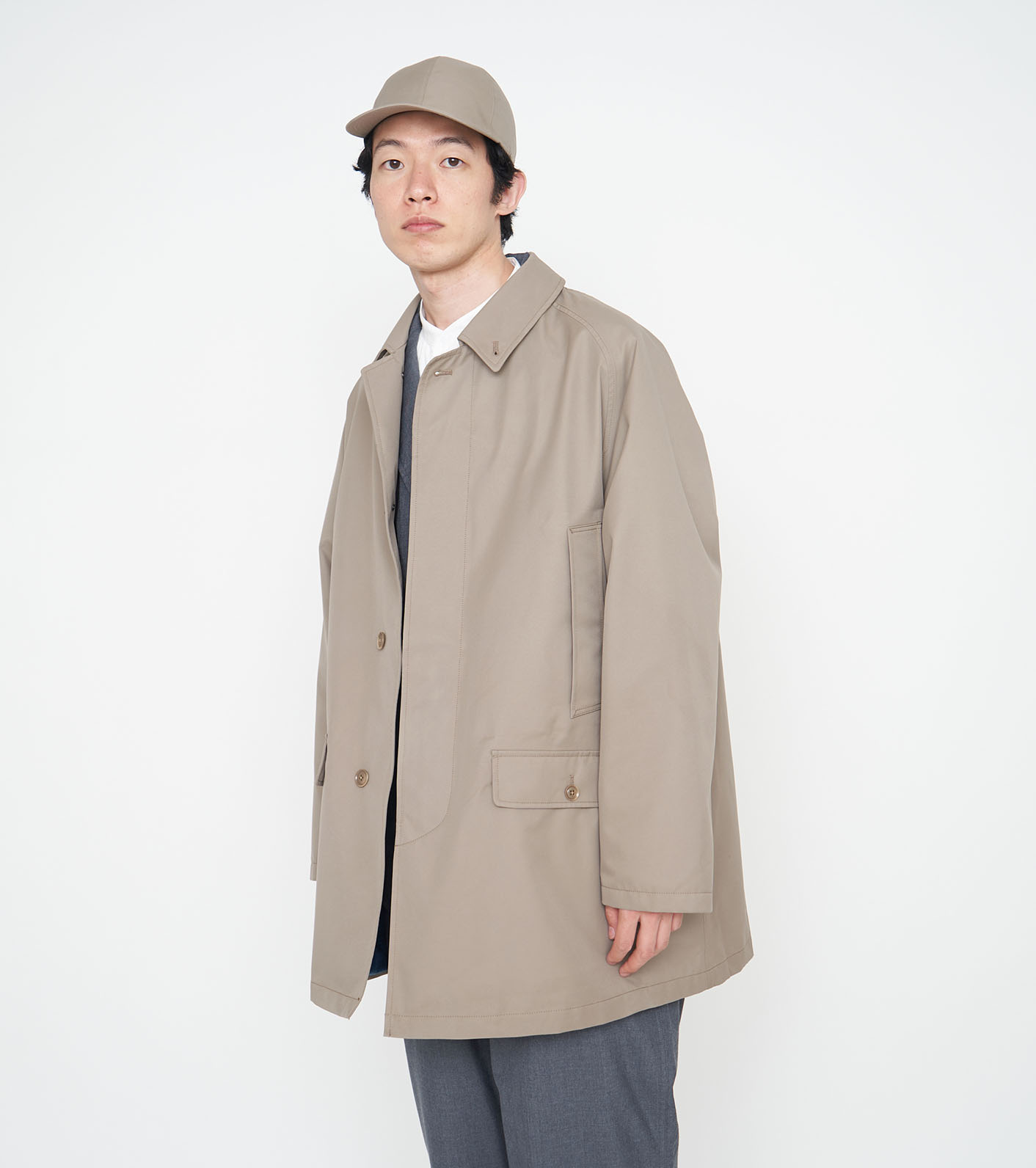 Graphpaper21SS GabardineSoutienShortCoat-