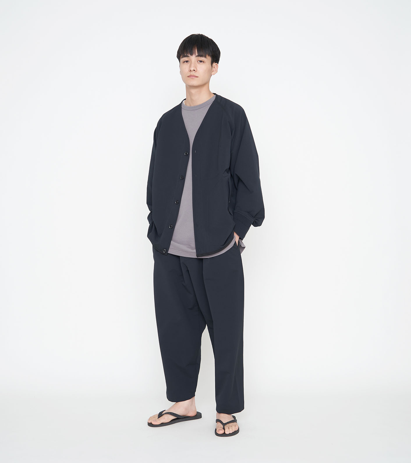 ブラック nanamica 22ss nanamica ALPHADRY Cardigan の - A.H掲載 を