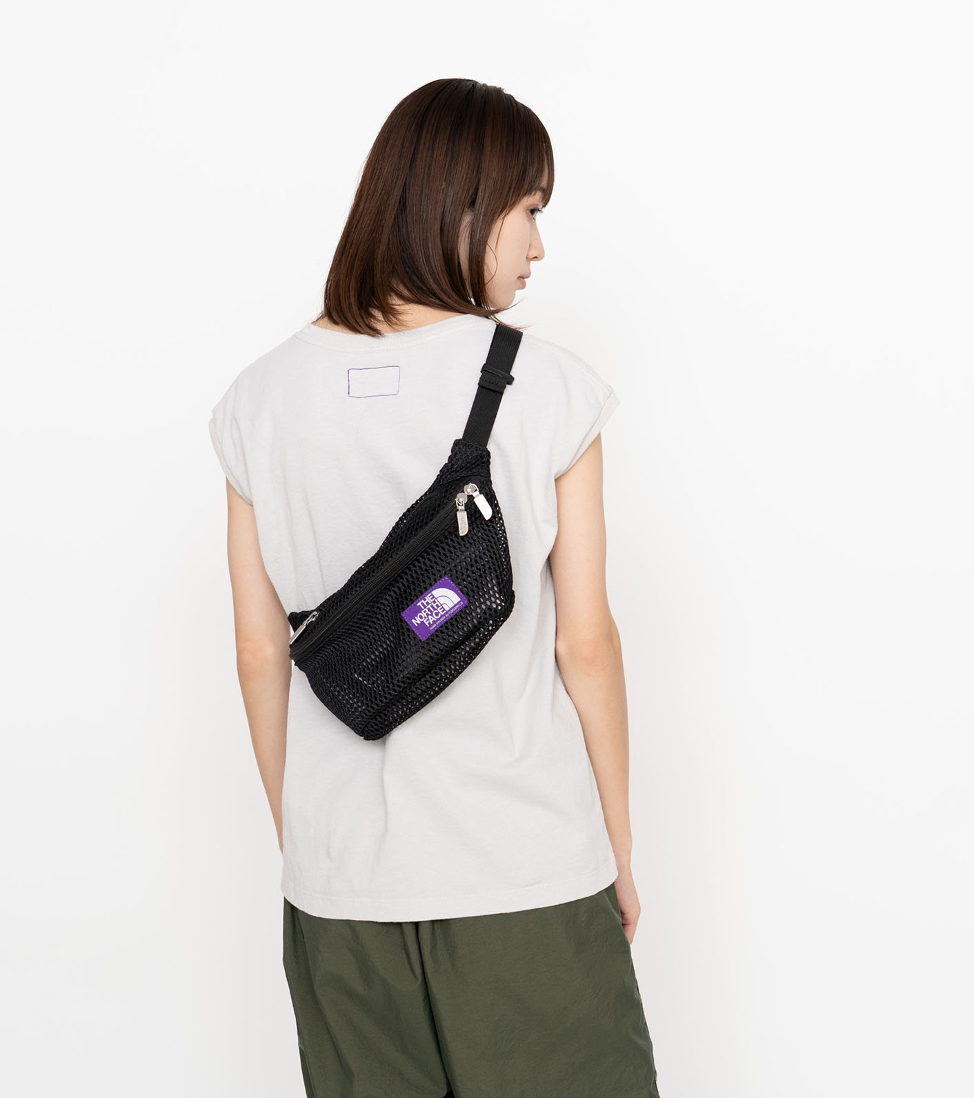 パープルレ】 NORTH FACE PURPLE LABEL Mesh Duffle Bag バッグ