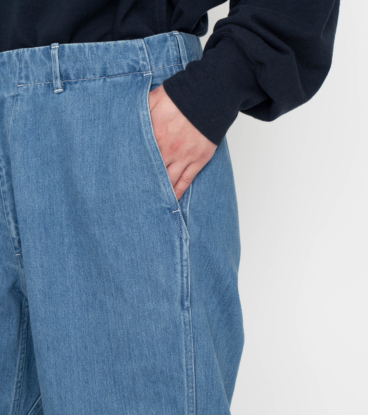 割引ネット nanamica ナナミカ wide denim pants ワイドデニムパンツ