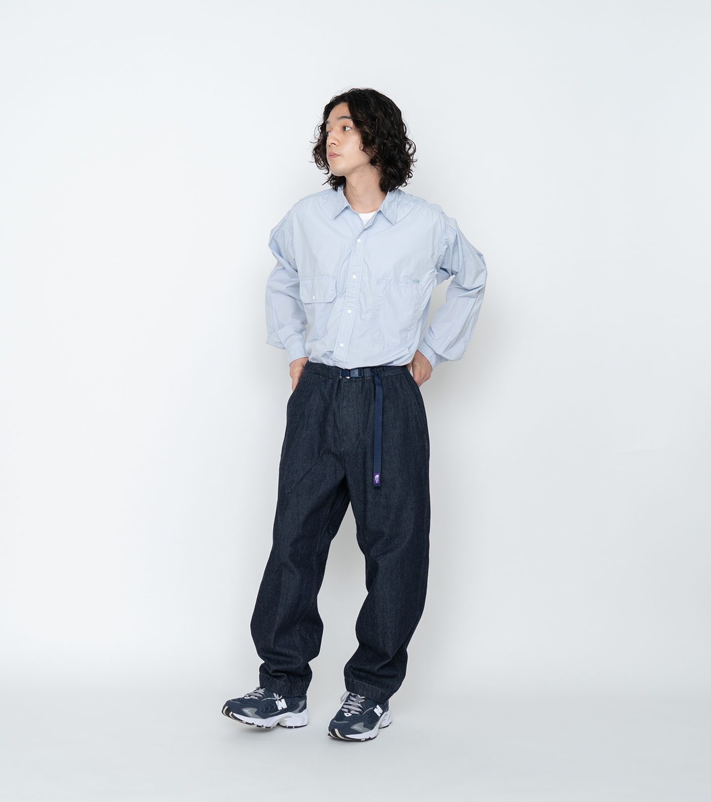 品質の良い商品 Denim Wide Tapered Pants《34サイズ》 transmartur.com.br