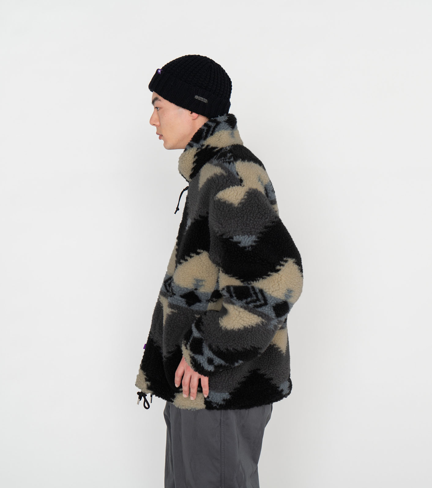 nanamica / NP Wool Boa Field Reversible Jacket