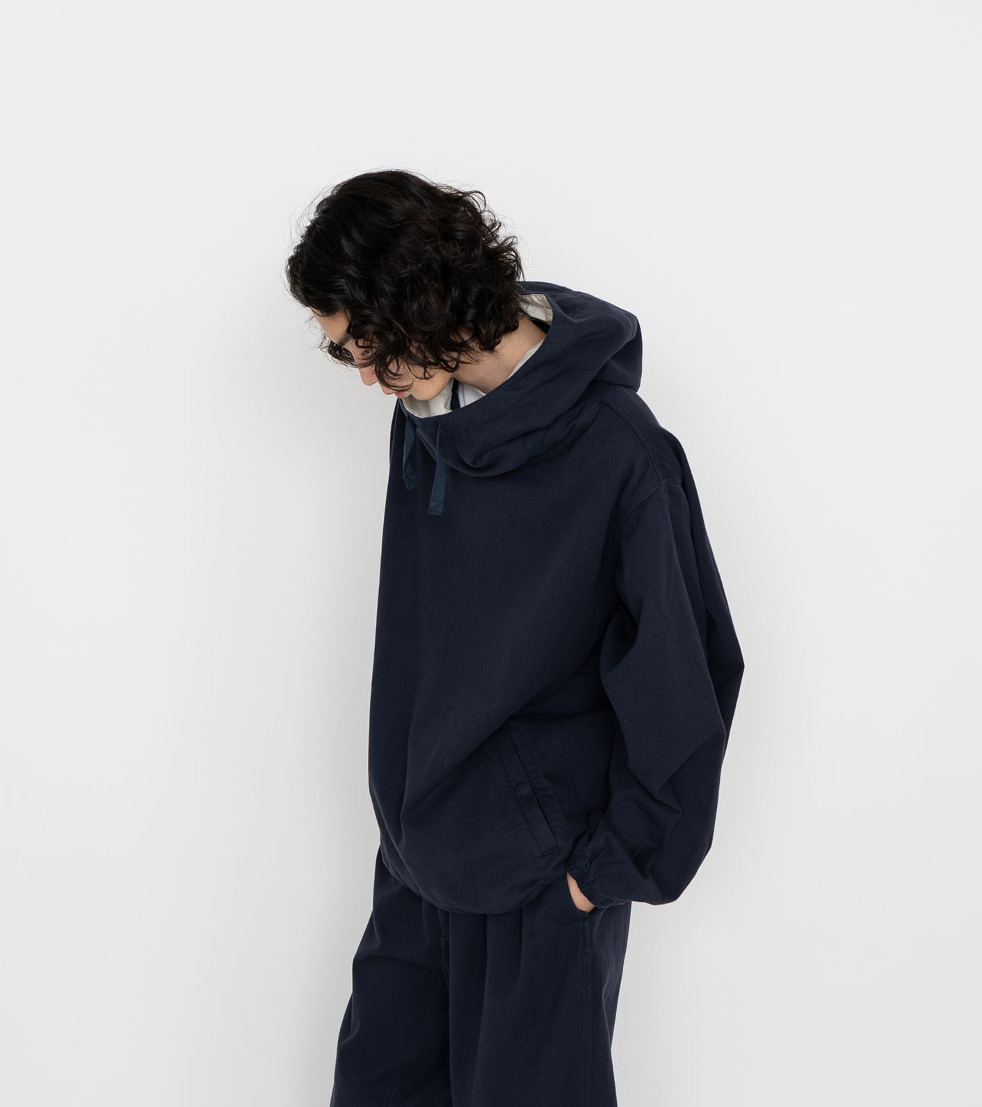 nanamica / Cotton Wool Twill Hooded Pullover Parka