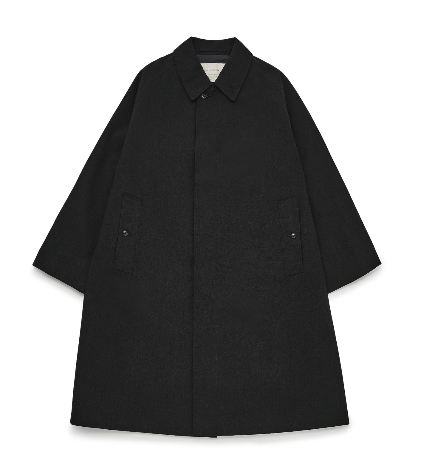 OVY】Basic Nylon Collar Coat ブラック Lサイズ - ステンカラーコート