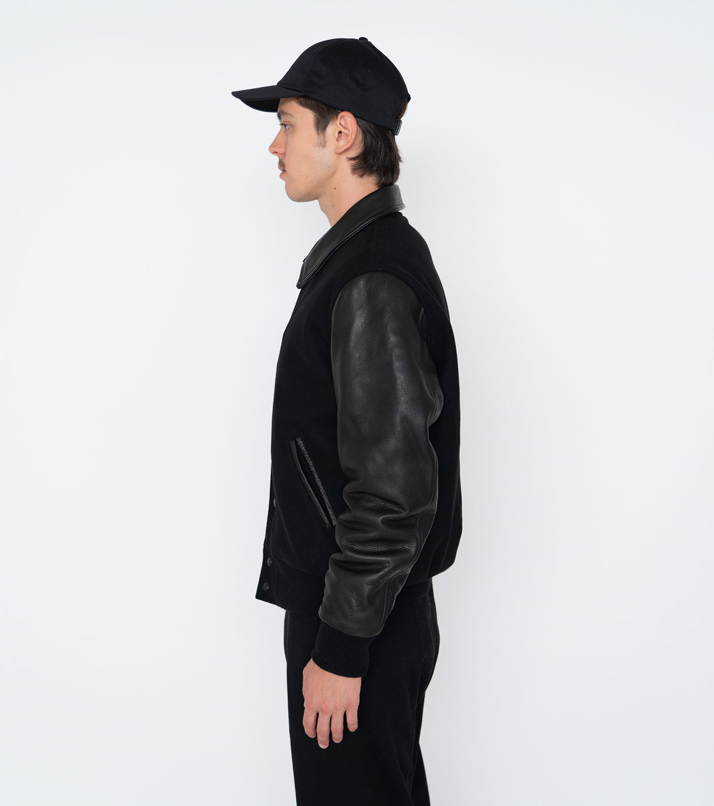 nanamica / nanamica Exclusive Varsity Jacket With Shirt Collar