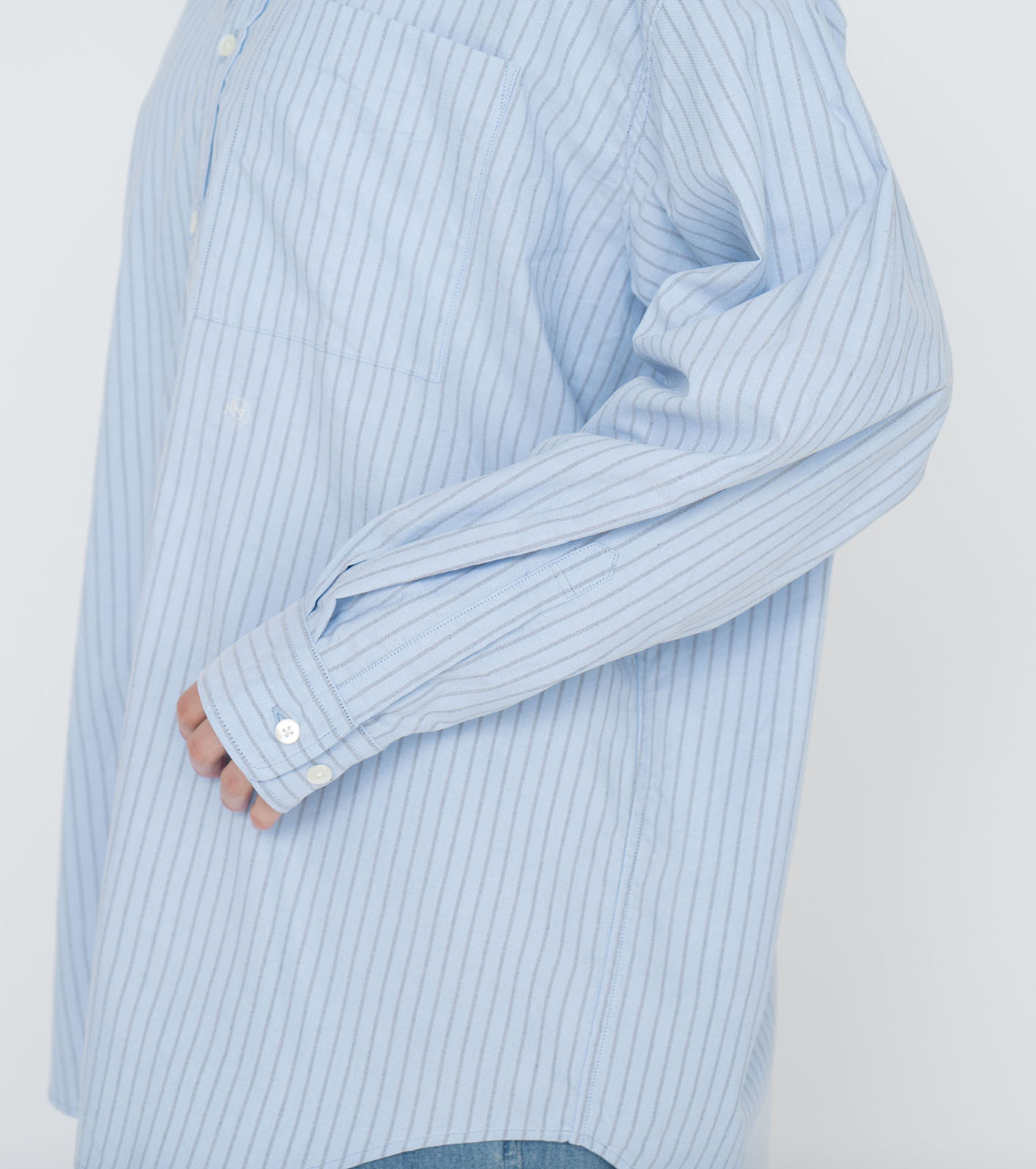 nanamica / Button Down Stripe Wind Shirt