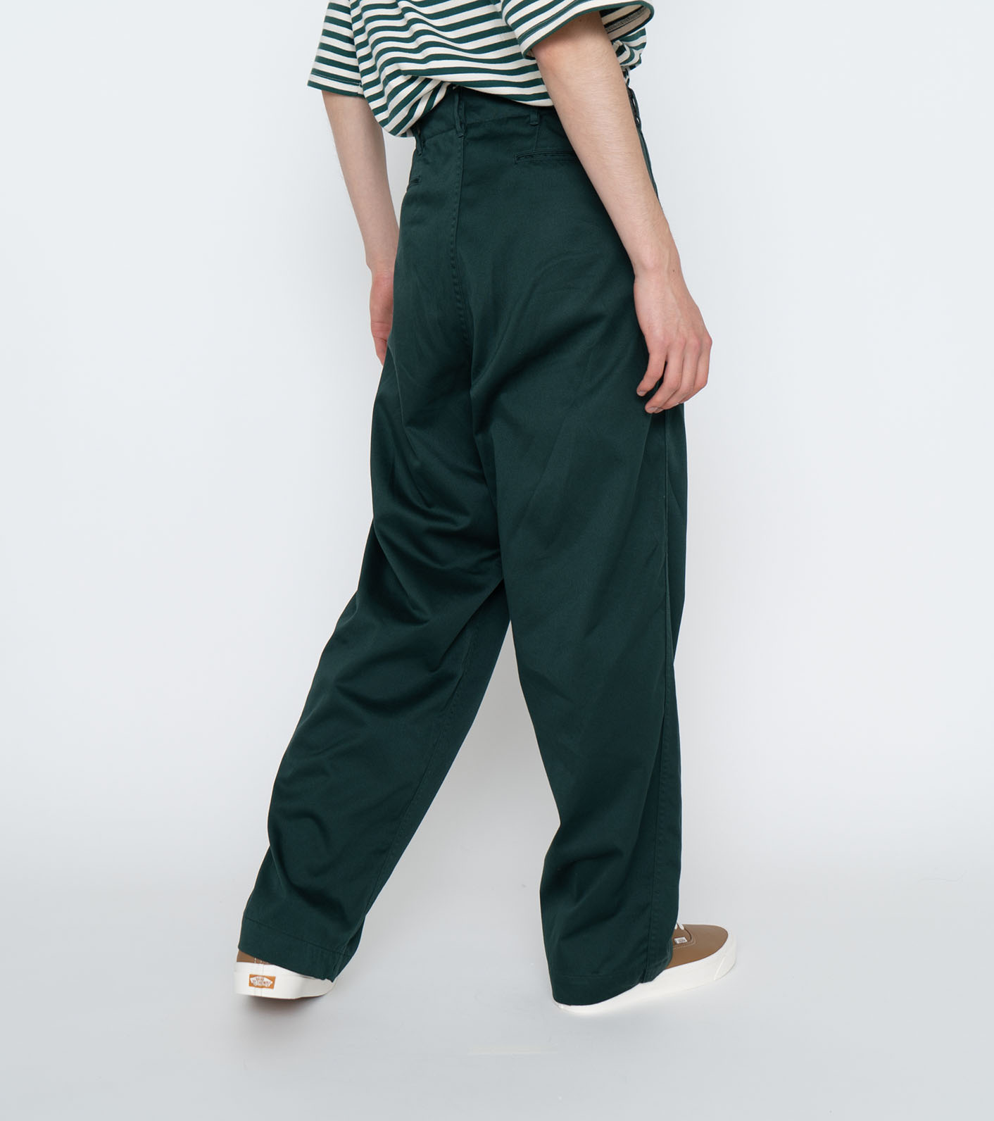 SEAL限定商品】 Wide Pleat Double パンツ Chino nanamica Pants 