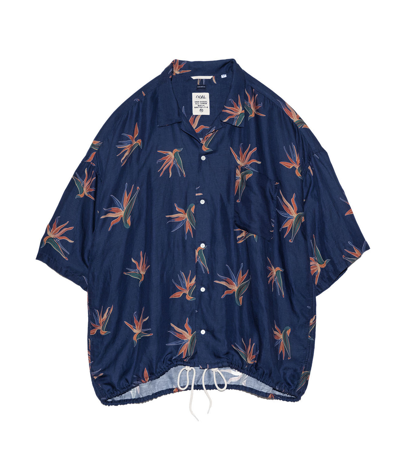 nanamica / Cupra Hemp Aloha Shirt