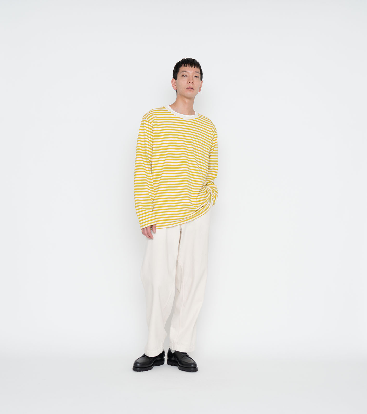 nanamica / COOLMAX Stripe Jersey L/S Tee