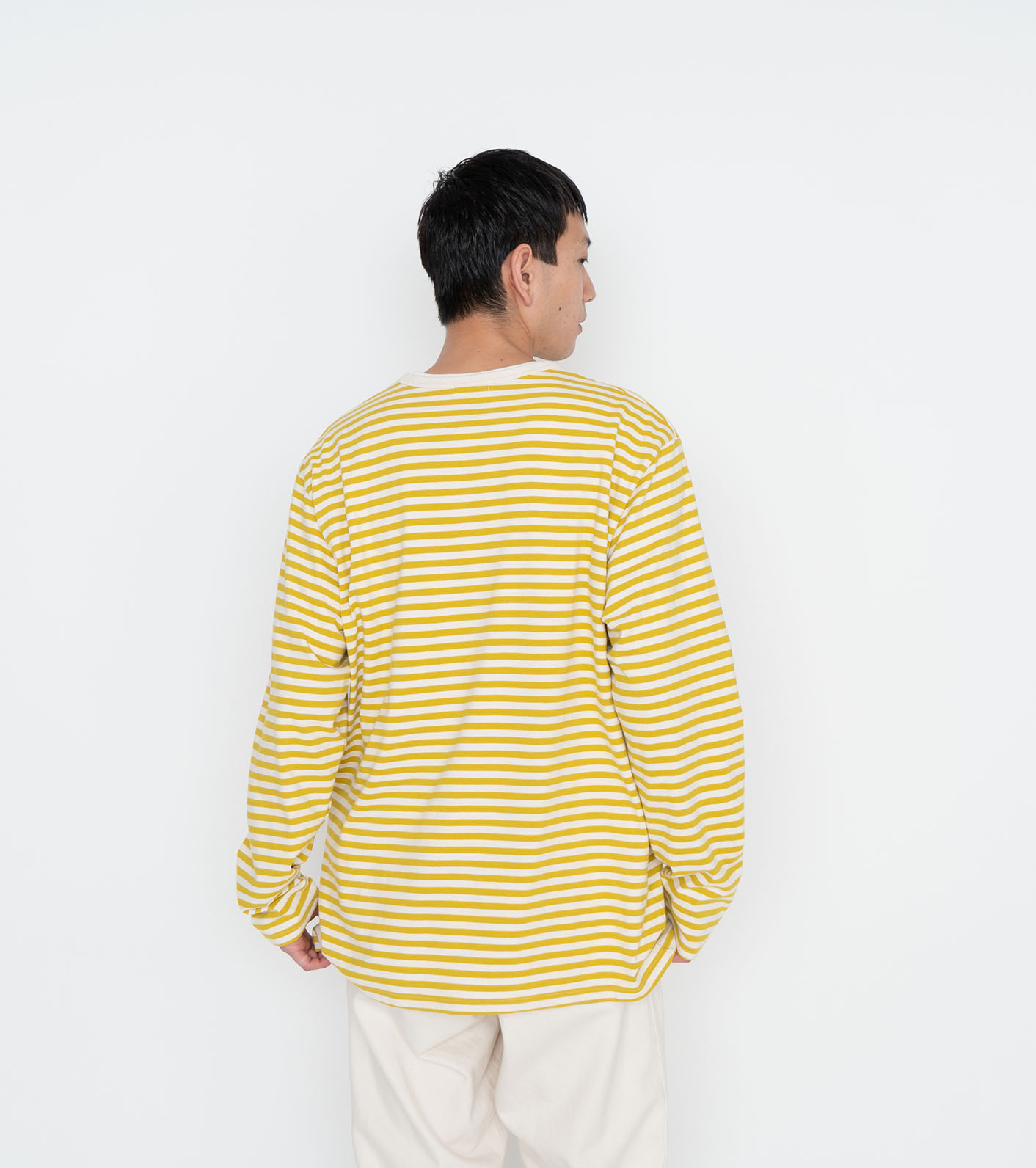 nanamica / COOLMAX Stripe Jersey L/S Tee