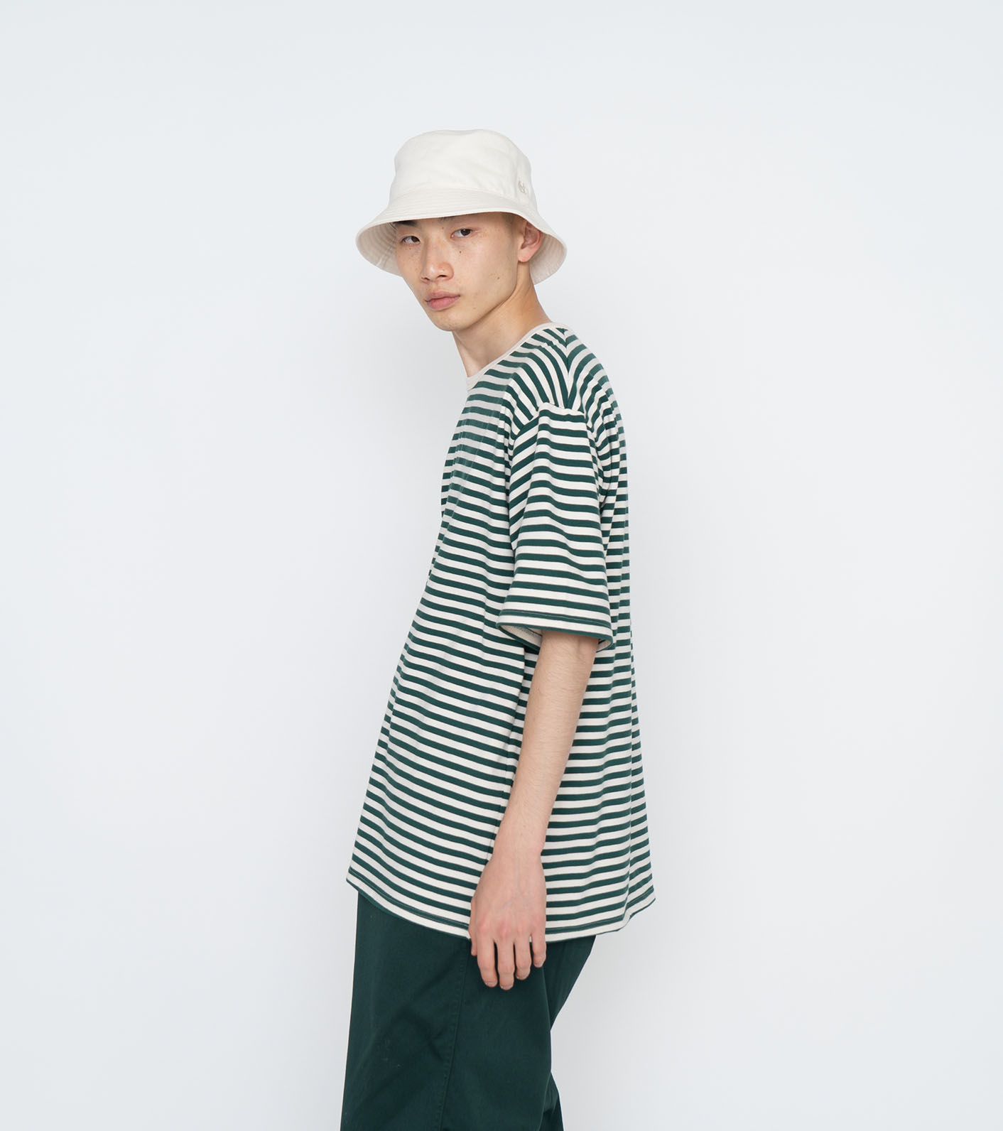 nanamica / COOLMAX Stripe Jersey Tee