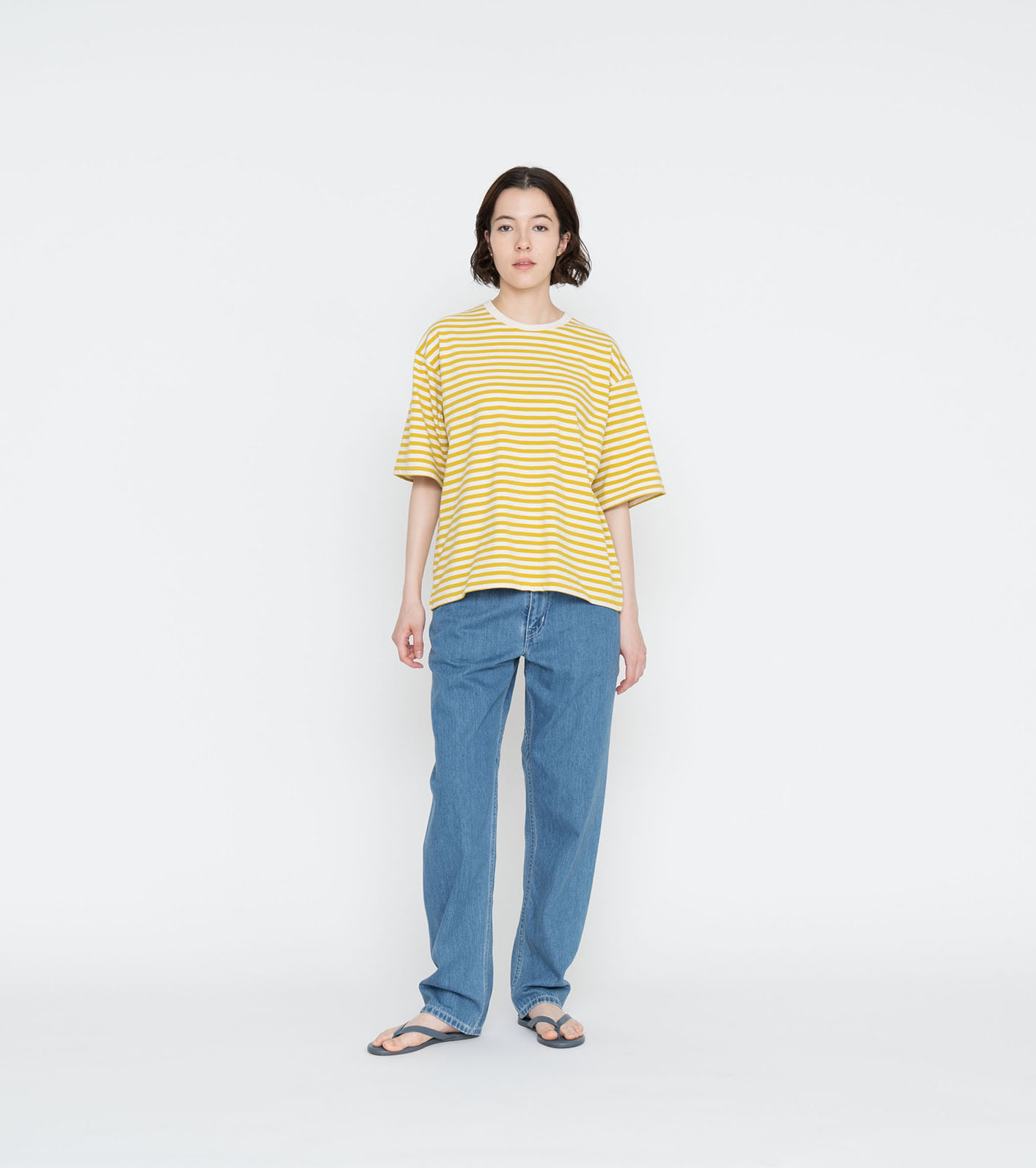 nanamica / COOLMAX Stripe Jersey Tee