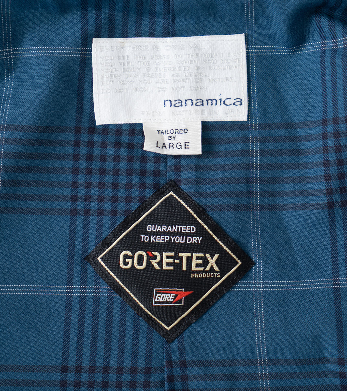 nanamica / 2L GORE-TEX Short Soutien Collar Coat