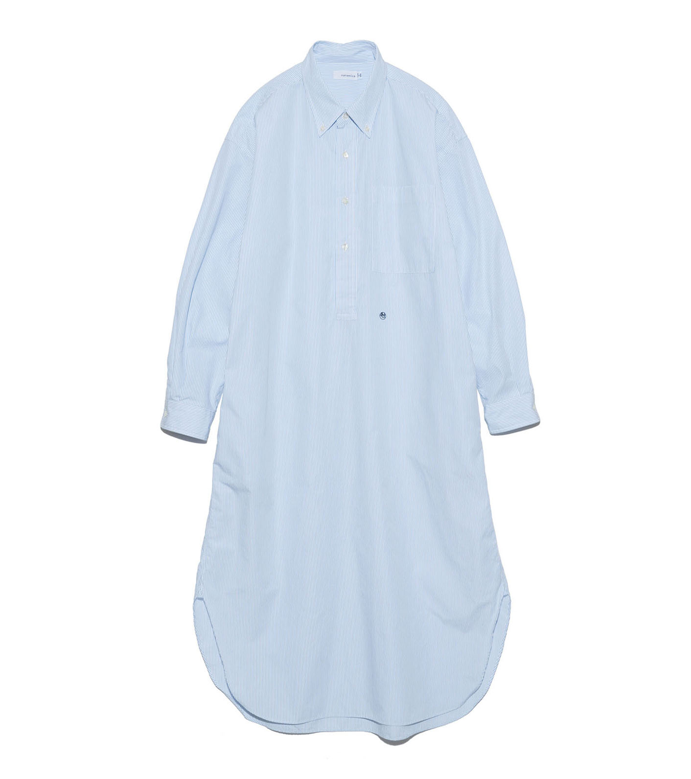 nanamica / Button Down Stripe Wind Shirt Dress