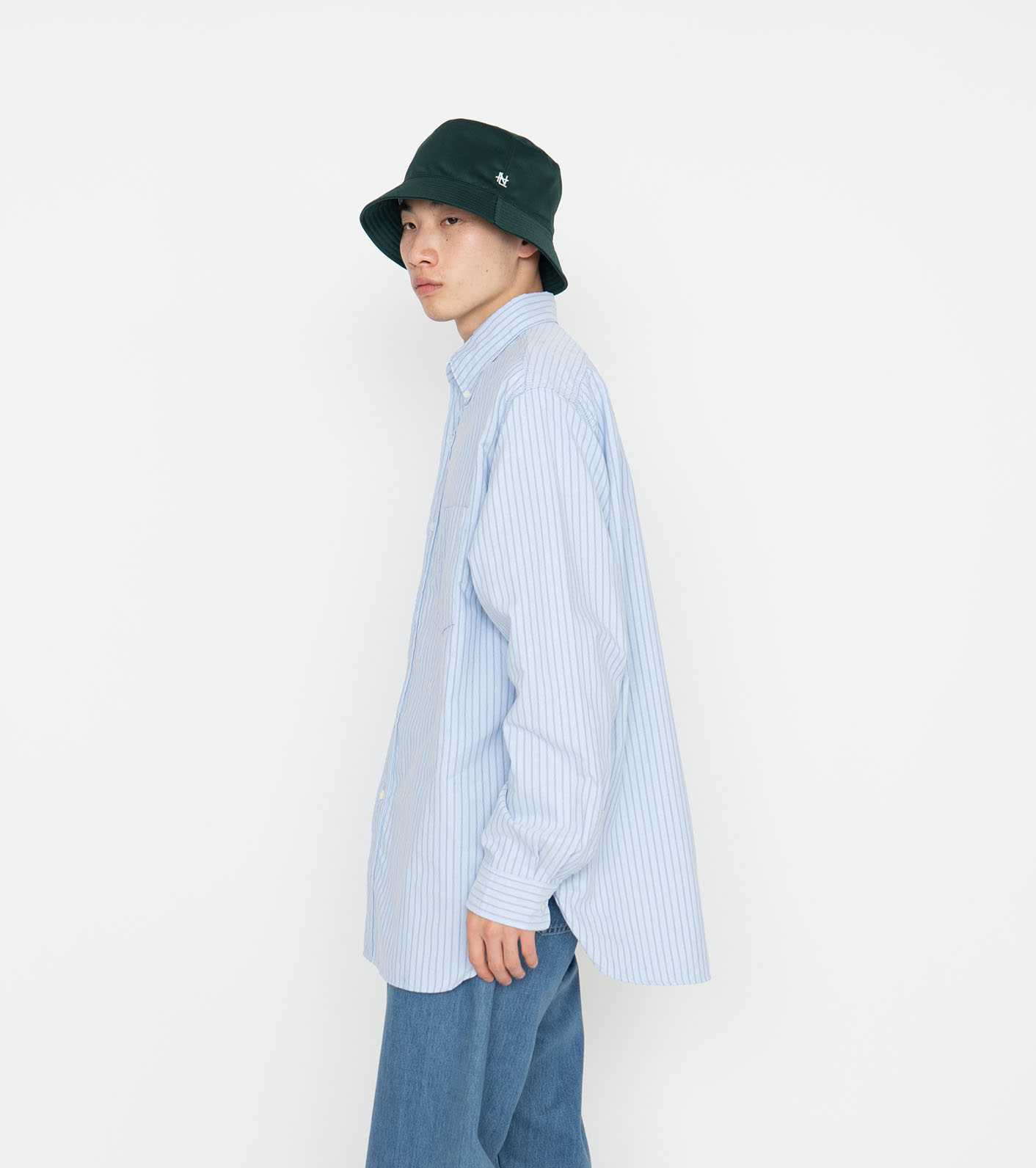 nanamica / Button Down Stripe Wind Shirt