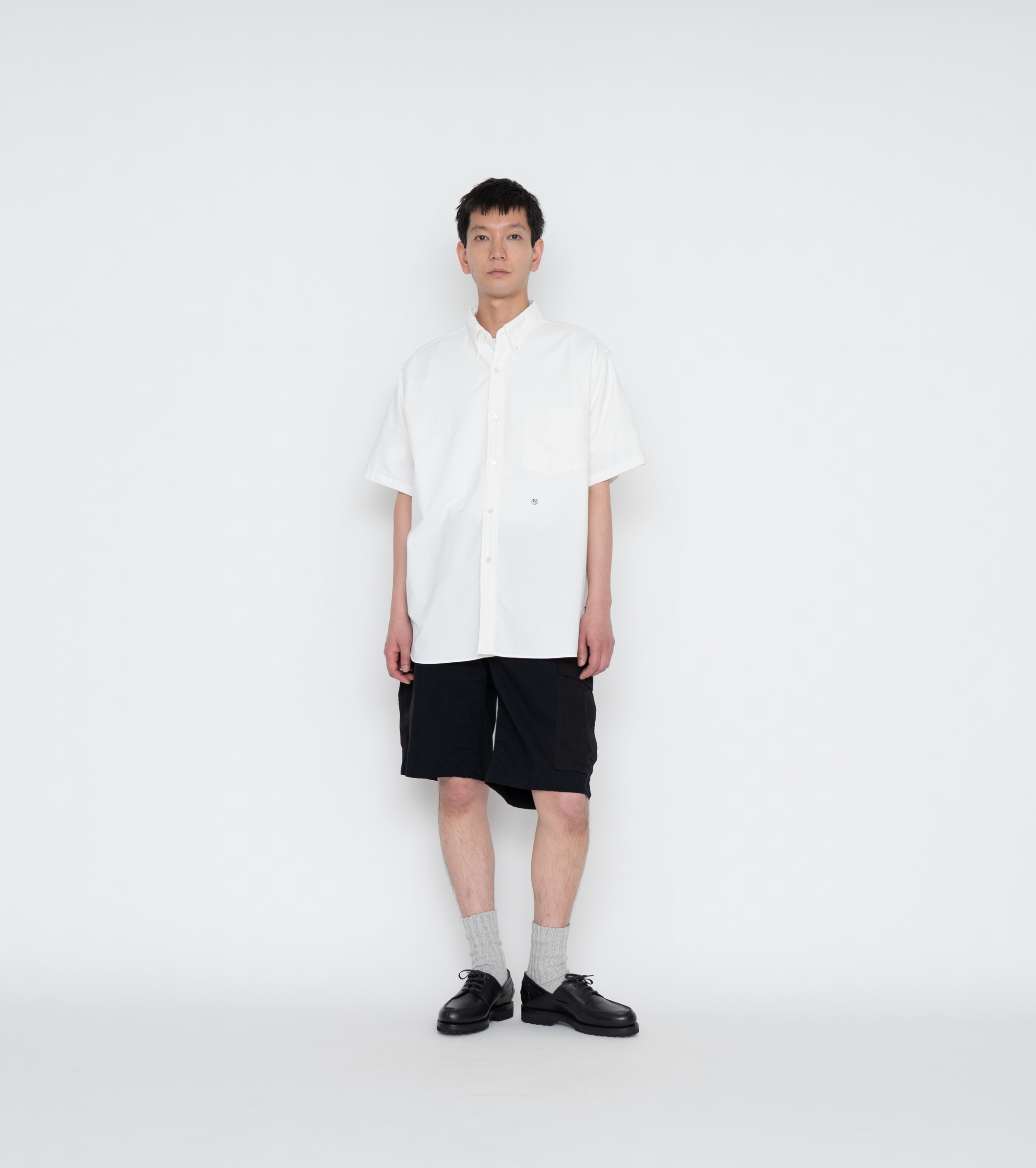 nanamica / Button Down Wind S/S Shirt