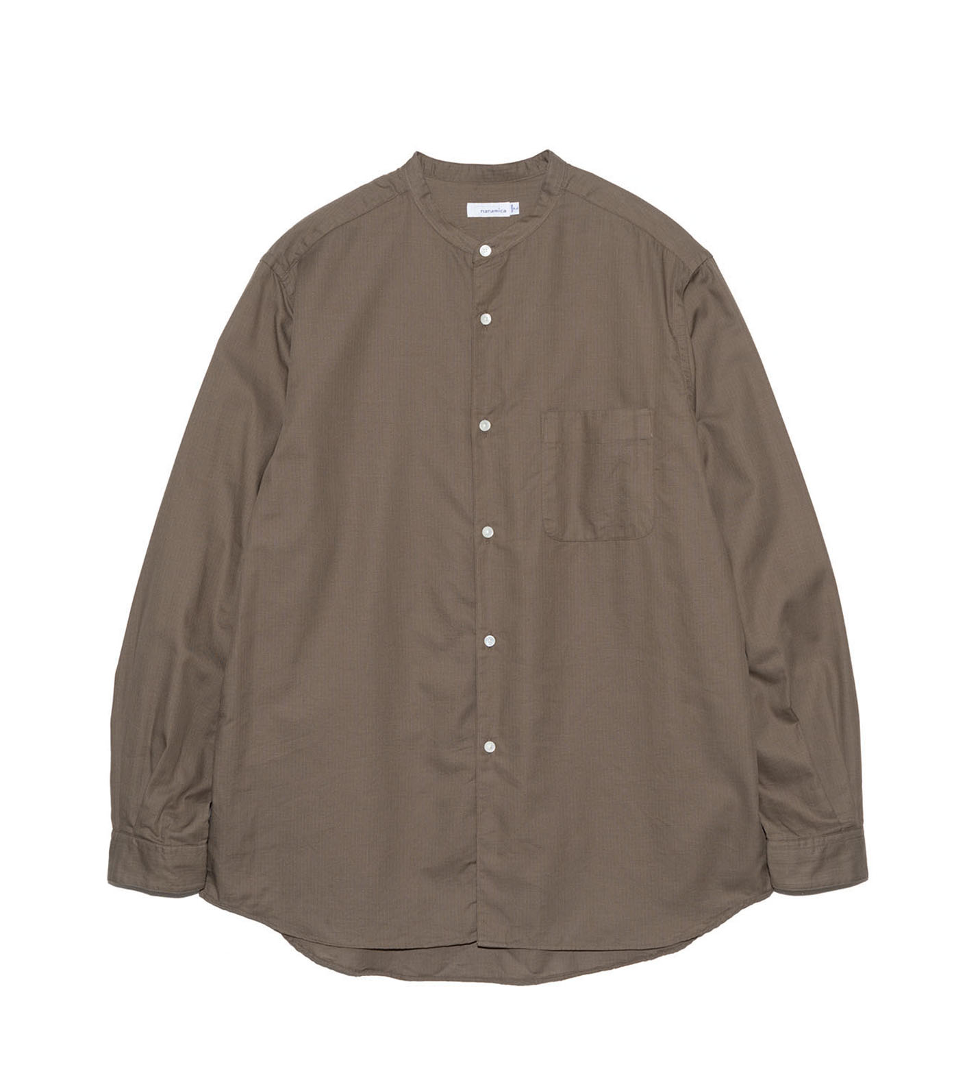 nanamica / Band Collar Panama Shirt