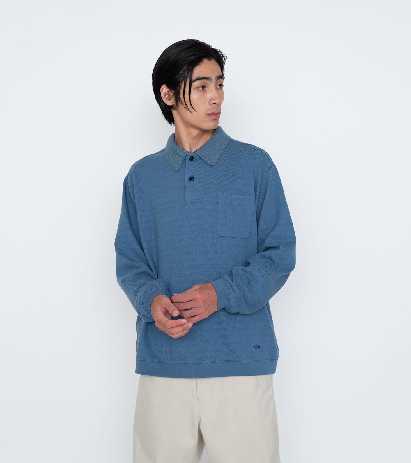 nanamica / Field Long Sleeve Pocket Polo