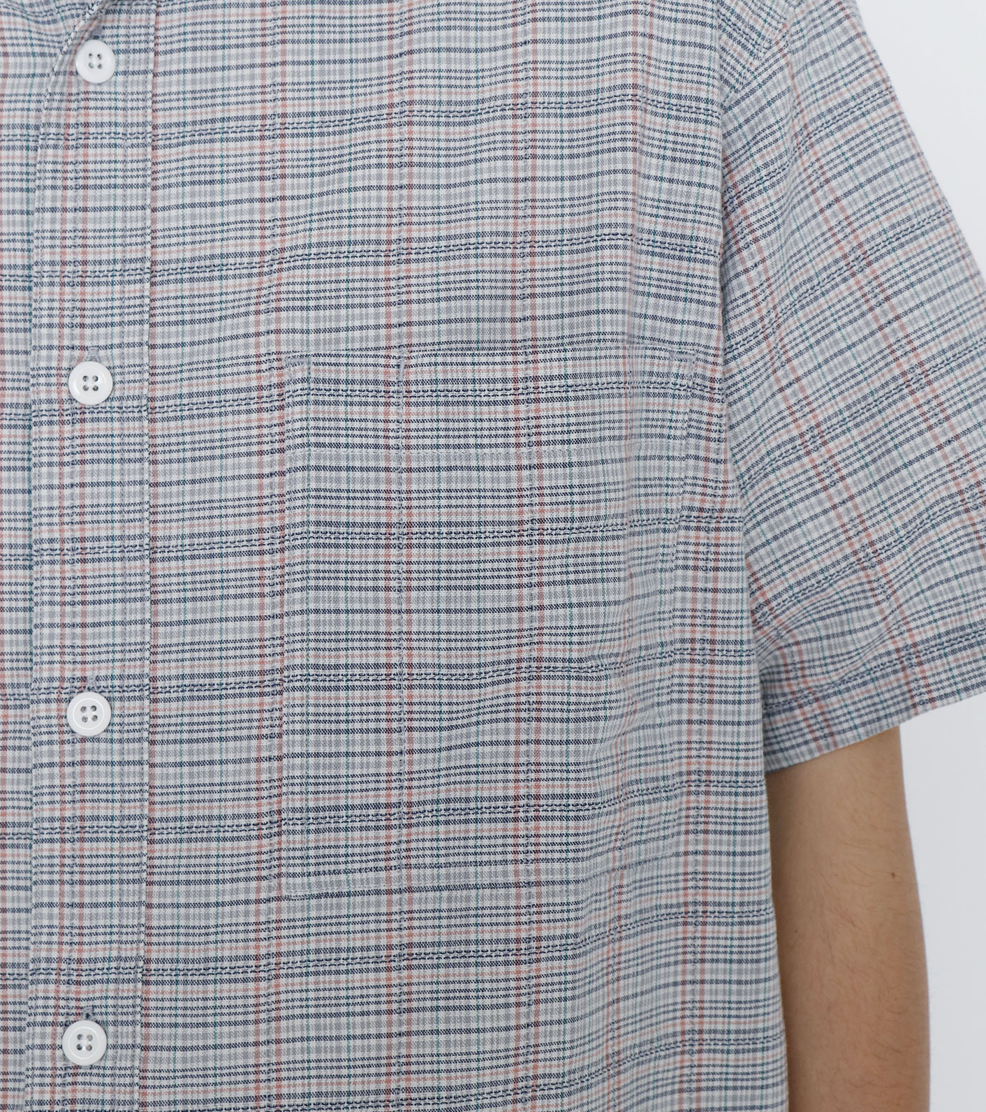 nanamica / Plaid Dobby Field S/S Shirt