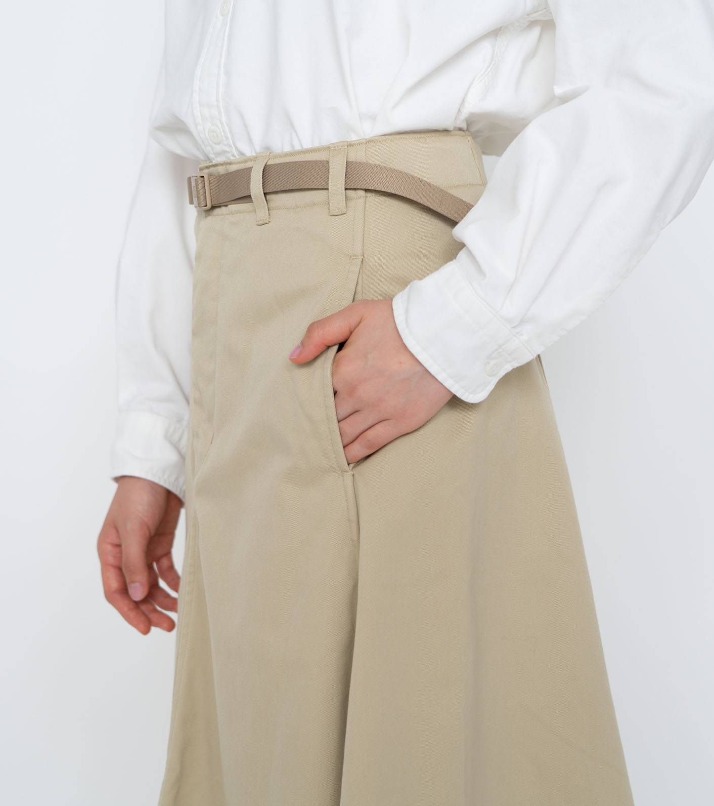 nanamica / Chino Flared Field Skirt