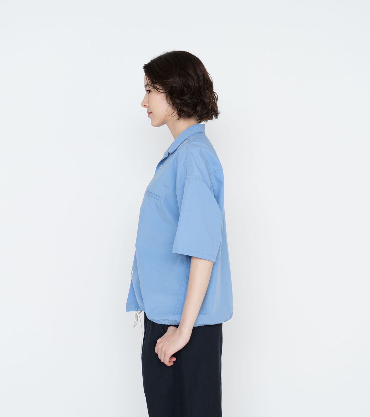 nanamica / Open Collar S/S Shirt