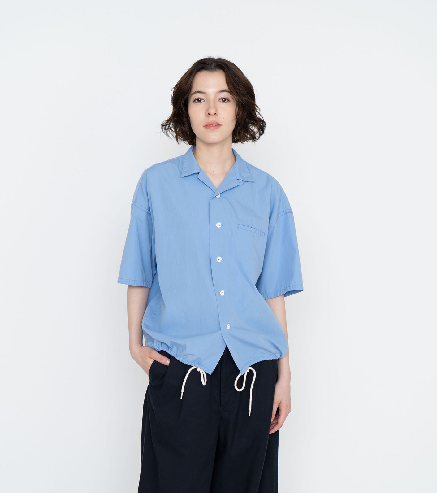 nanamica / Open Collar S/S Shirt