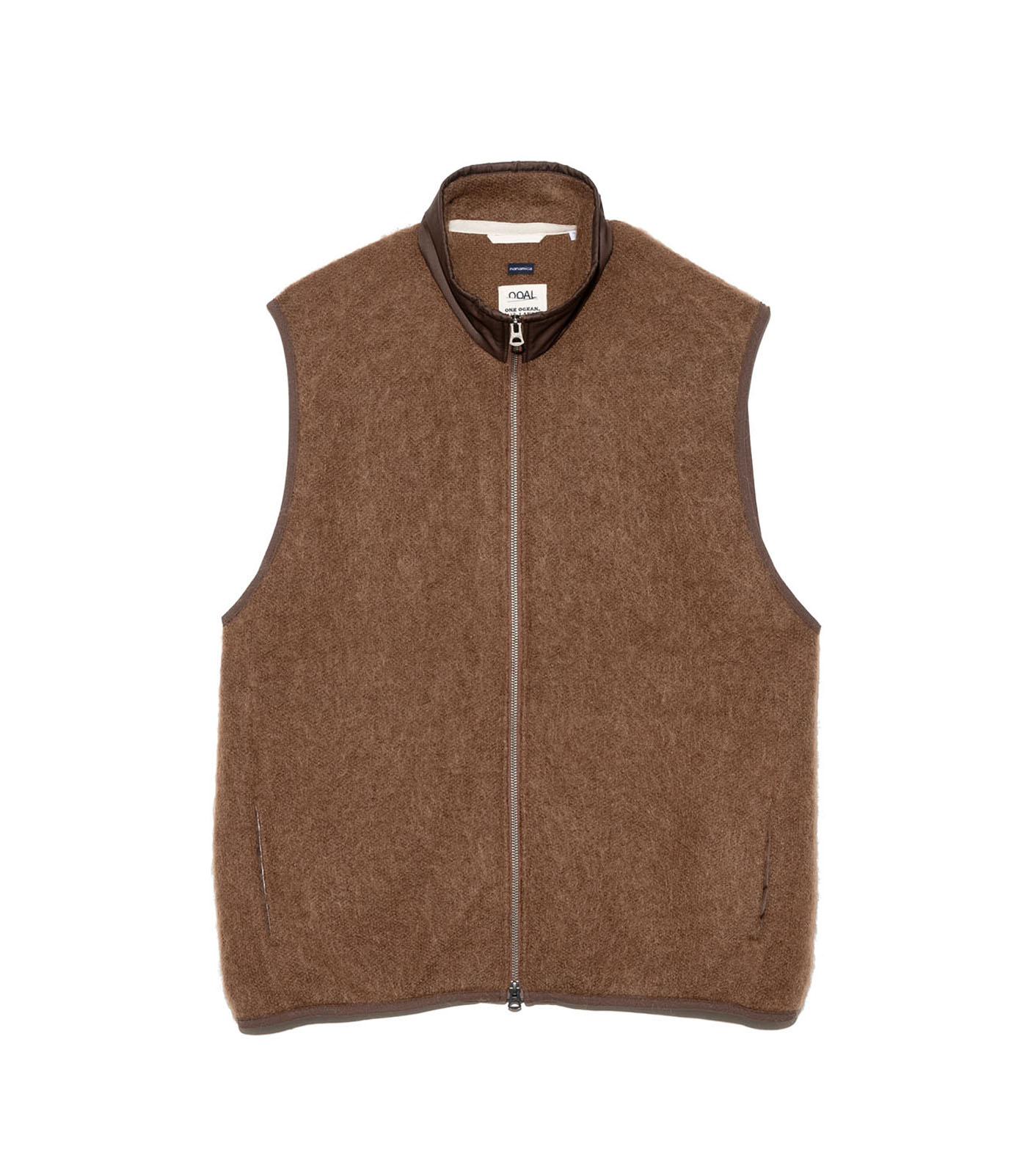 nanamica / Zip-Up Mohair Vest