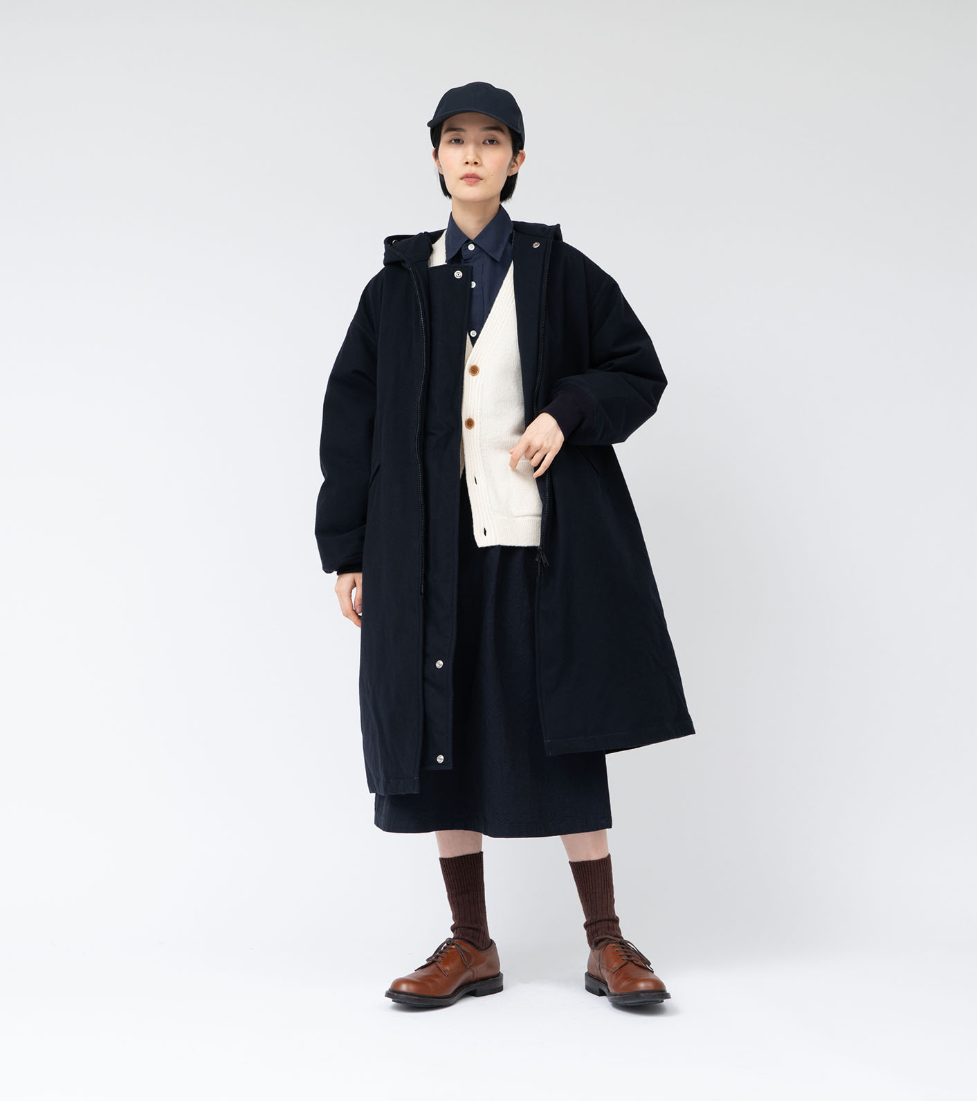 nanamica / Wool GORE-TEX Cadet Coat Down Liner