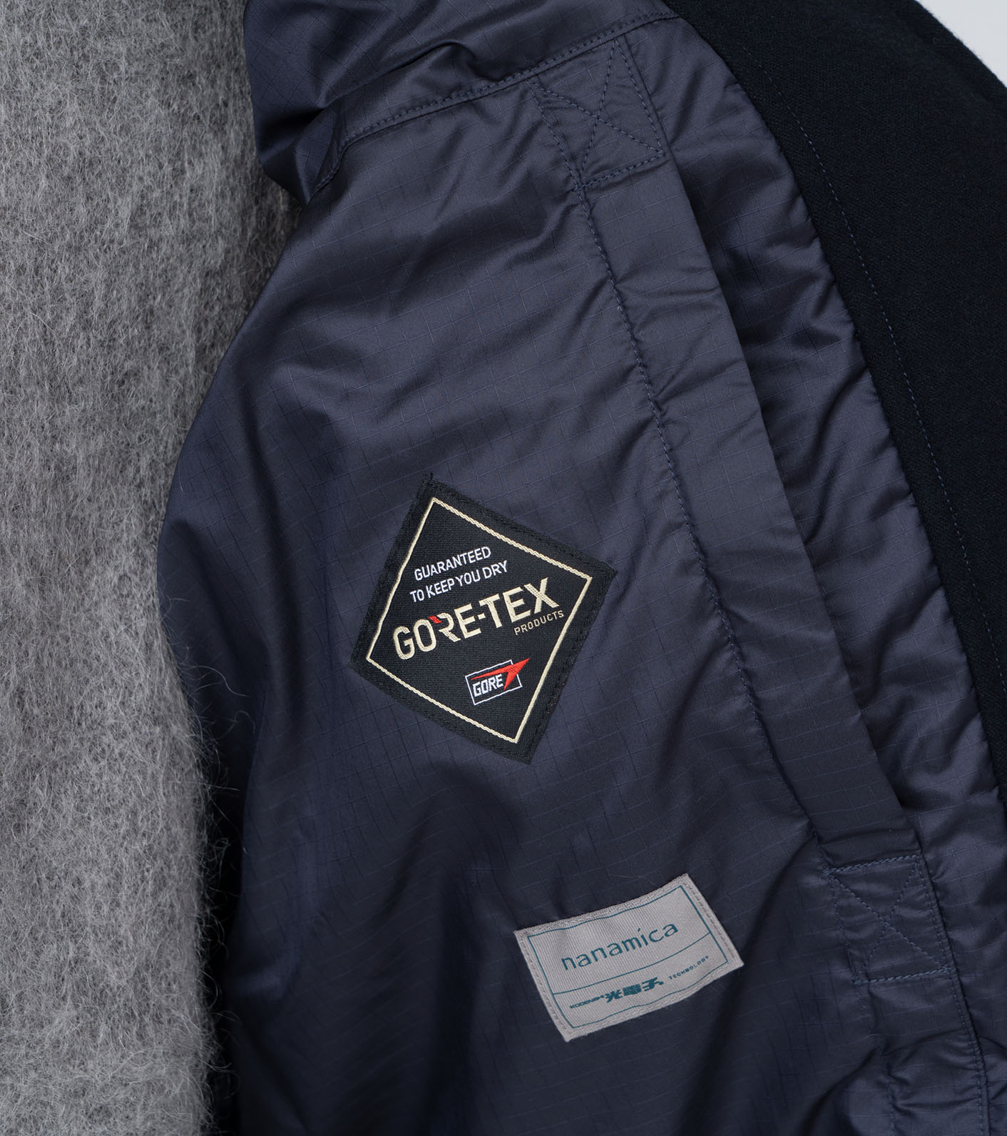 nanamica / Wool GORE-TEX Cadet Coat Down Liner