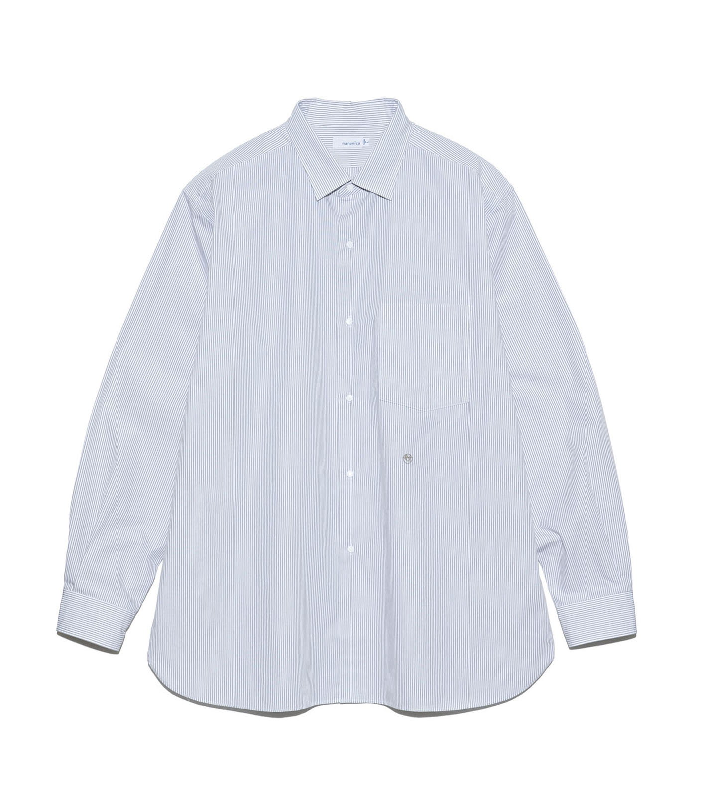 nanamica / Regular Collar Stripe Wind Shirt