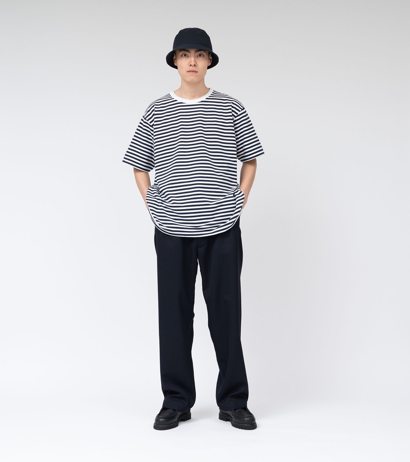 nanamica / COOLMAX Stripe Jersey Tee