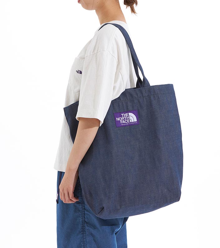 north face purple label tote