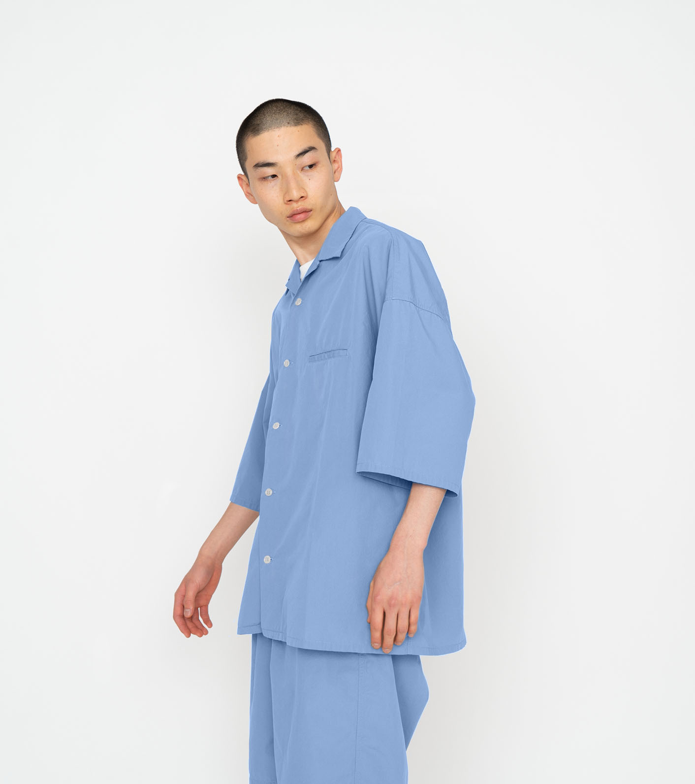 nanamica / Open Collar S/S Shirt